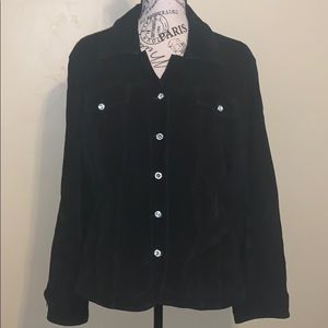 Christopher & Banks Leather Jacket sizeXL